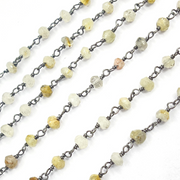 Golden Rutile Wire Chain.